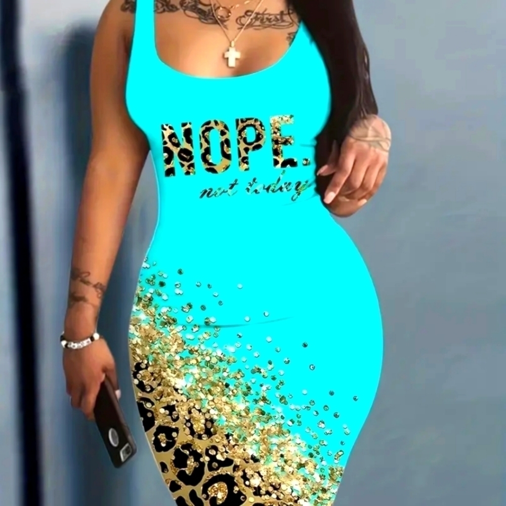 NEW STRETCH BODYCON DRESS PLUS SIZE 3XL - Picture 5 of 7